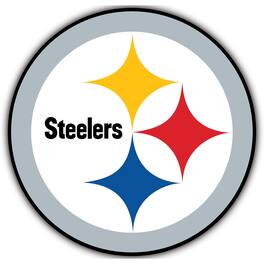 Fan Creations - Pittsburgh Steelers 24" Logo Cutout Sign - Multicolor