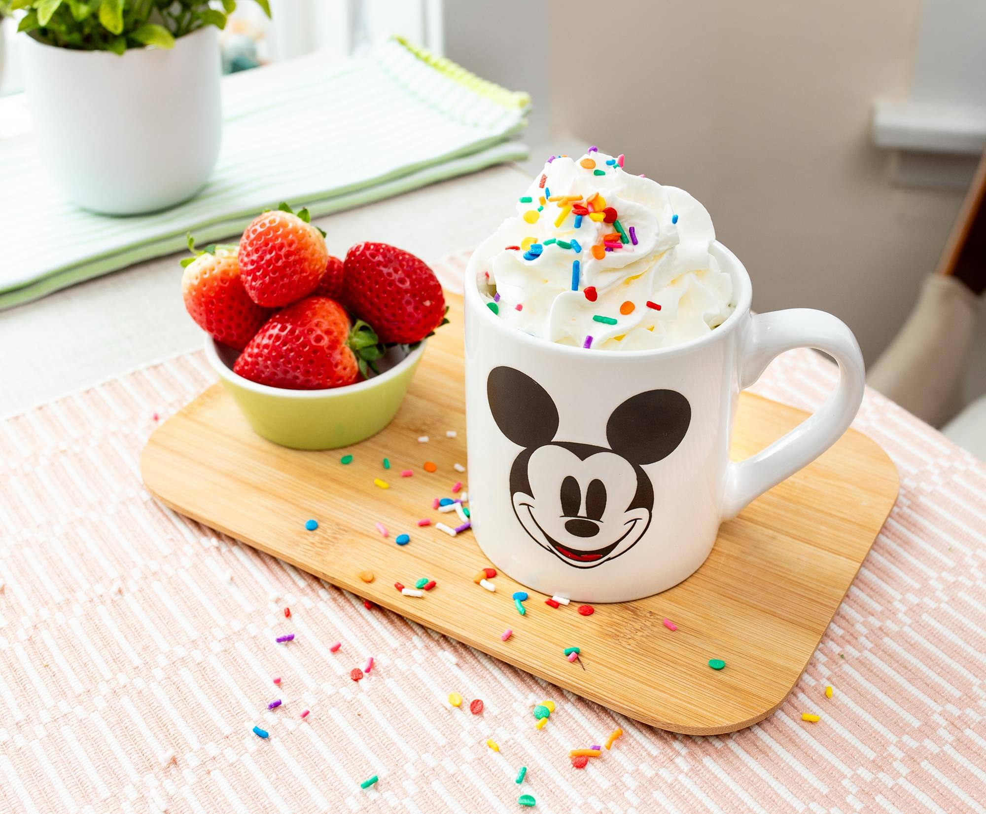 Alt View 4. Silver Buffalo - Disney Mickey Mouse Wax Resist Ceramic Mug | Holds 14 Ounces - White.