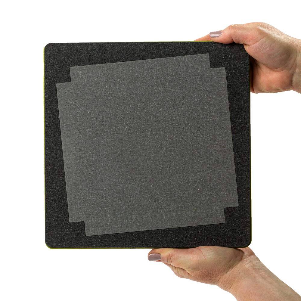 Back. AccuQuilt - GO! Fabric Cutting Dies; 8-1/2 inch; Rag Square - Red.