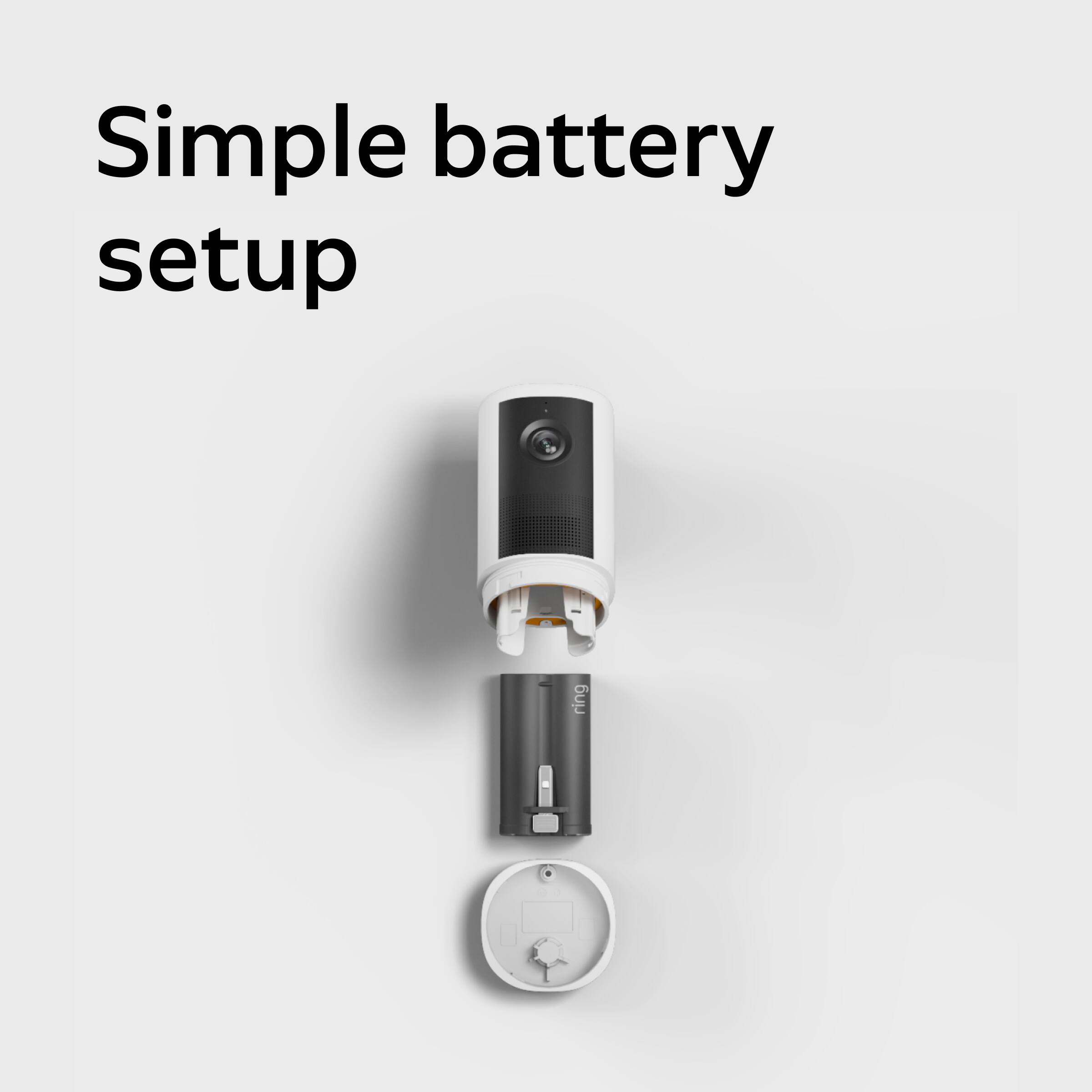 Simple battery setup