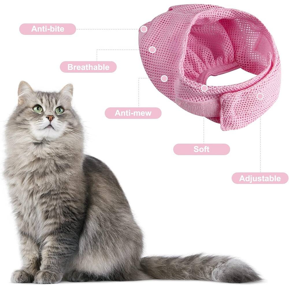 Anti-bite  
Breathable  
Anti-mew  
Soft  
Adjustable