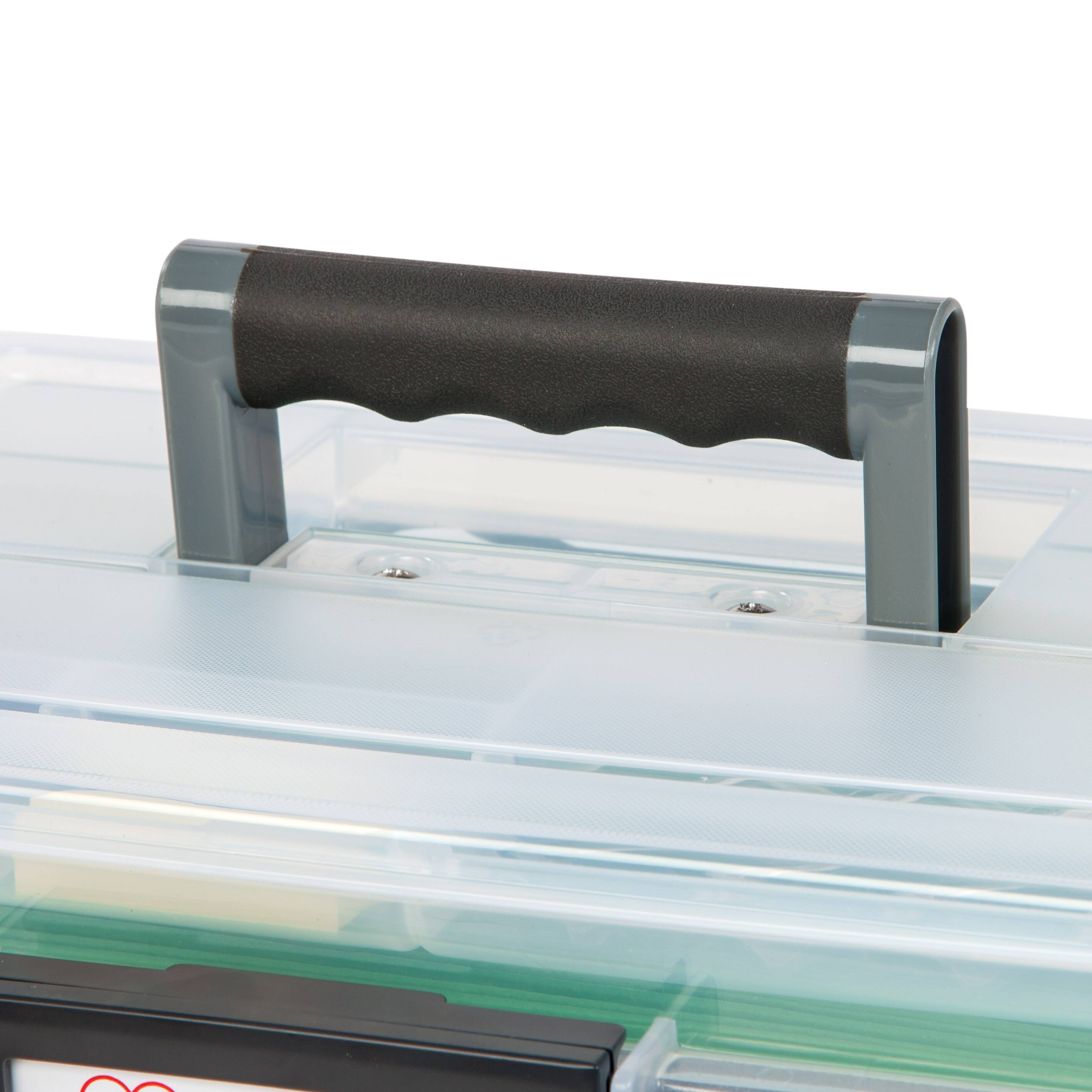 Alt View 5. IRIS USA - IRIS USA Portable Letter Size File Box with Handle for Hanging Folders.