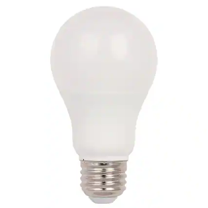Front. Westinghouse - Westinghouse Omni Directional A19 E26 (Medium) LED Bulb Warm White 40 Watt Equivalence 1 pk.