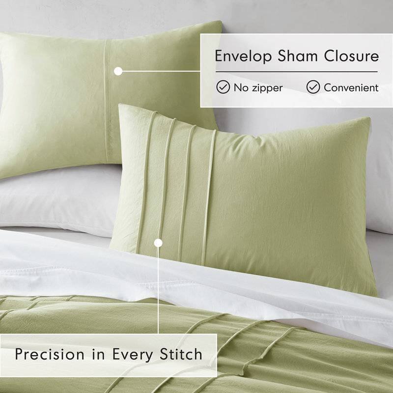 Envelop Sham Closure  
- No zipper  
- Convenient  

Precision in Every Stitch