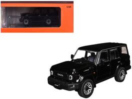 Toyota Land Cruiser (J76) RHD (Right Hand Drive) 1/64 Diecast Model Car by GCD - Black