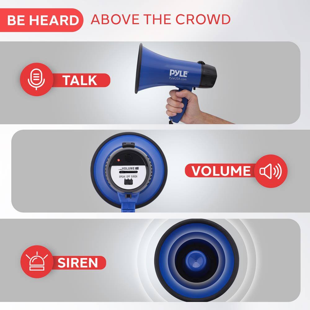 BE HEARD ABOVE THE CROWD

TALK

VOLUME

SIREN