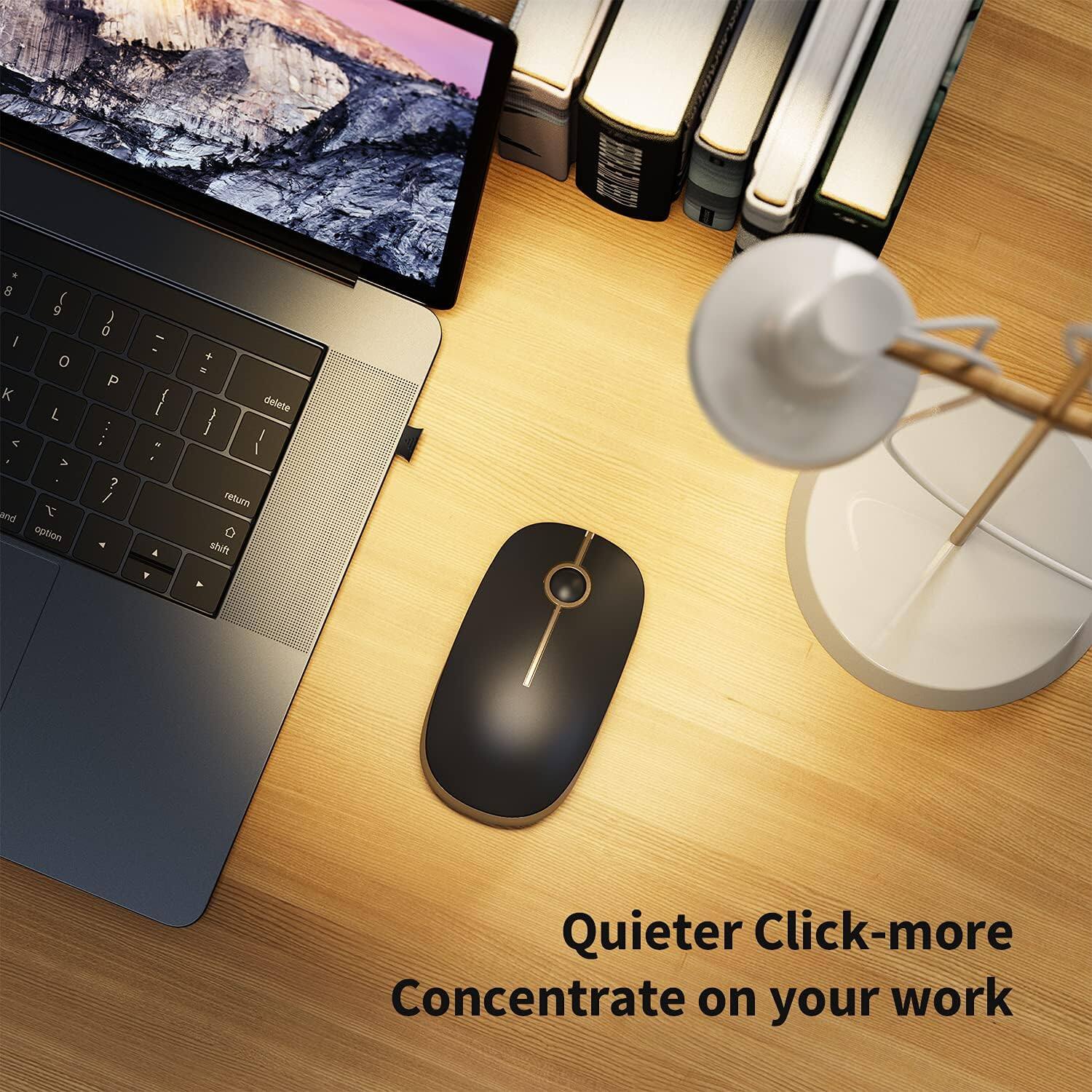 Quieter Click-more  
Concentrate on your work