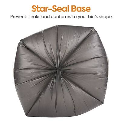Star-Seal Base  
Prevents leaks and conforms to your bin's shape
