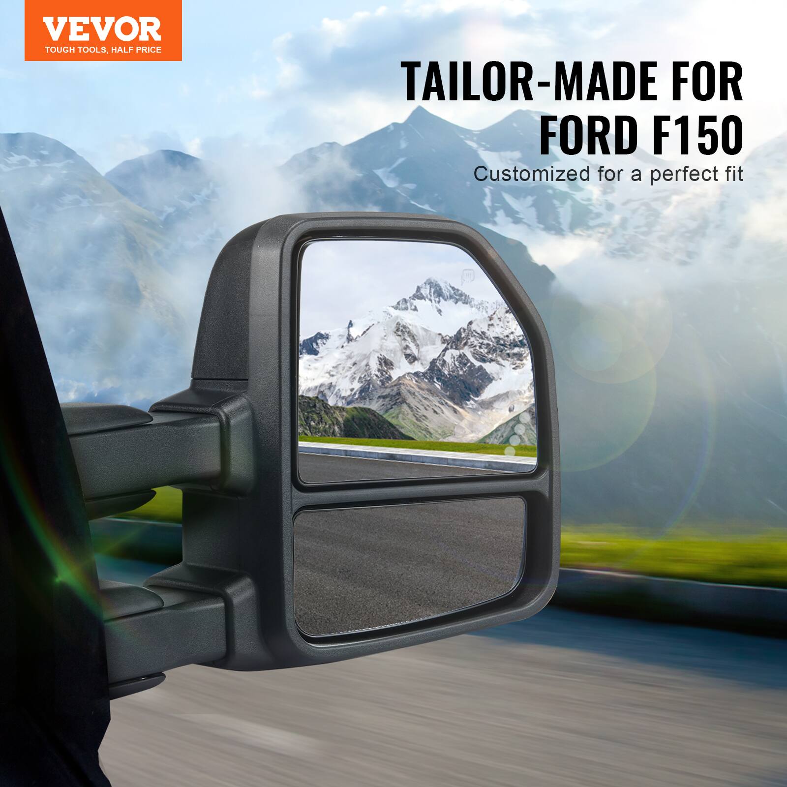 VEVOR  
TOUGH TOOLS, HALF PRICE  

TAILOR-MADE FOR  
FORD F150  
Customized for a perfect fit