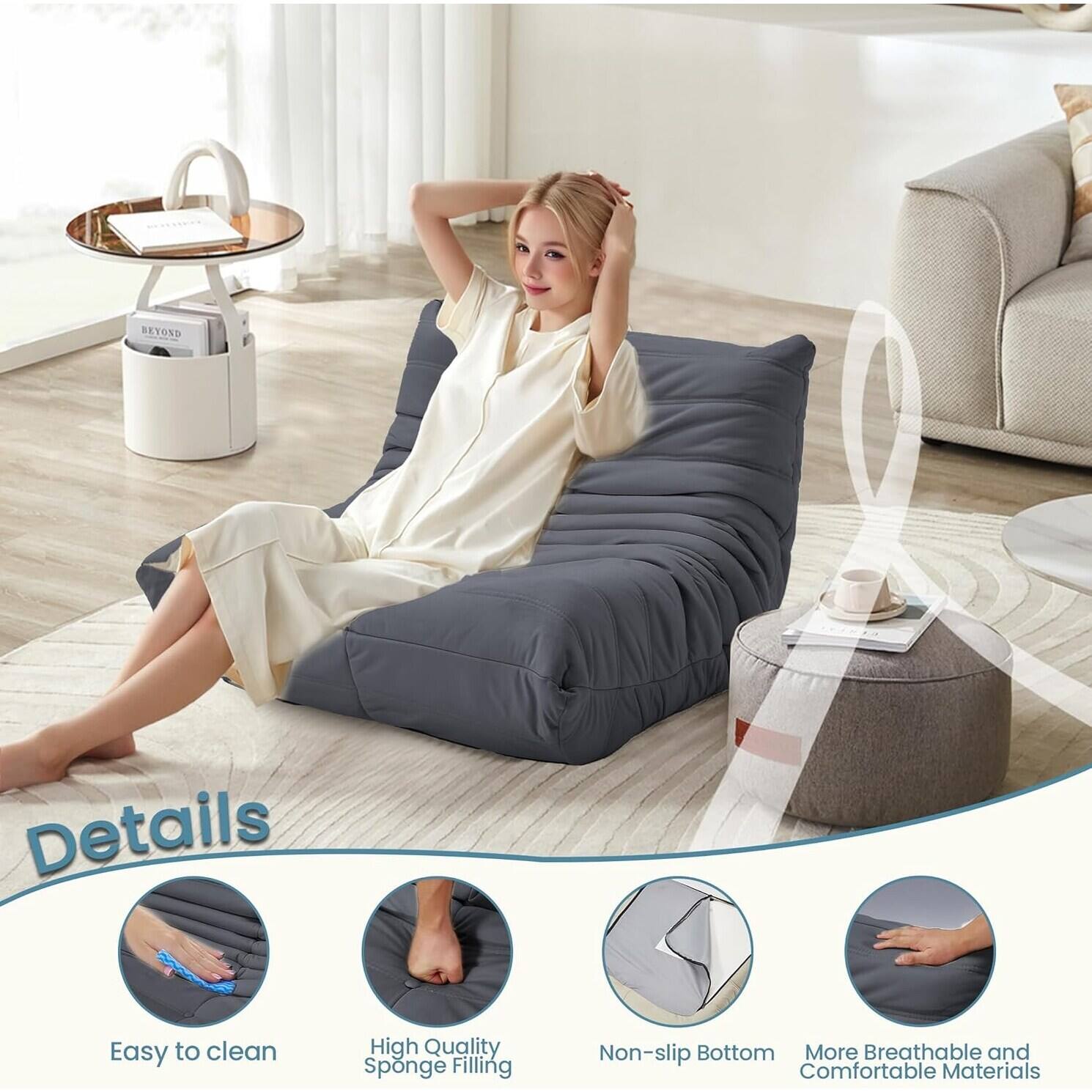 Details

- Easy to clean
- High Quality Sponge Filling
- Non-slip Bottom
- More Breathable and Comfortable Materials