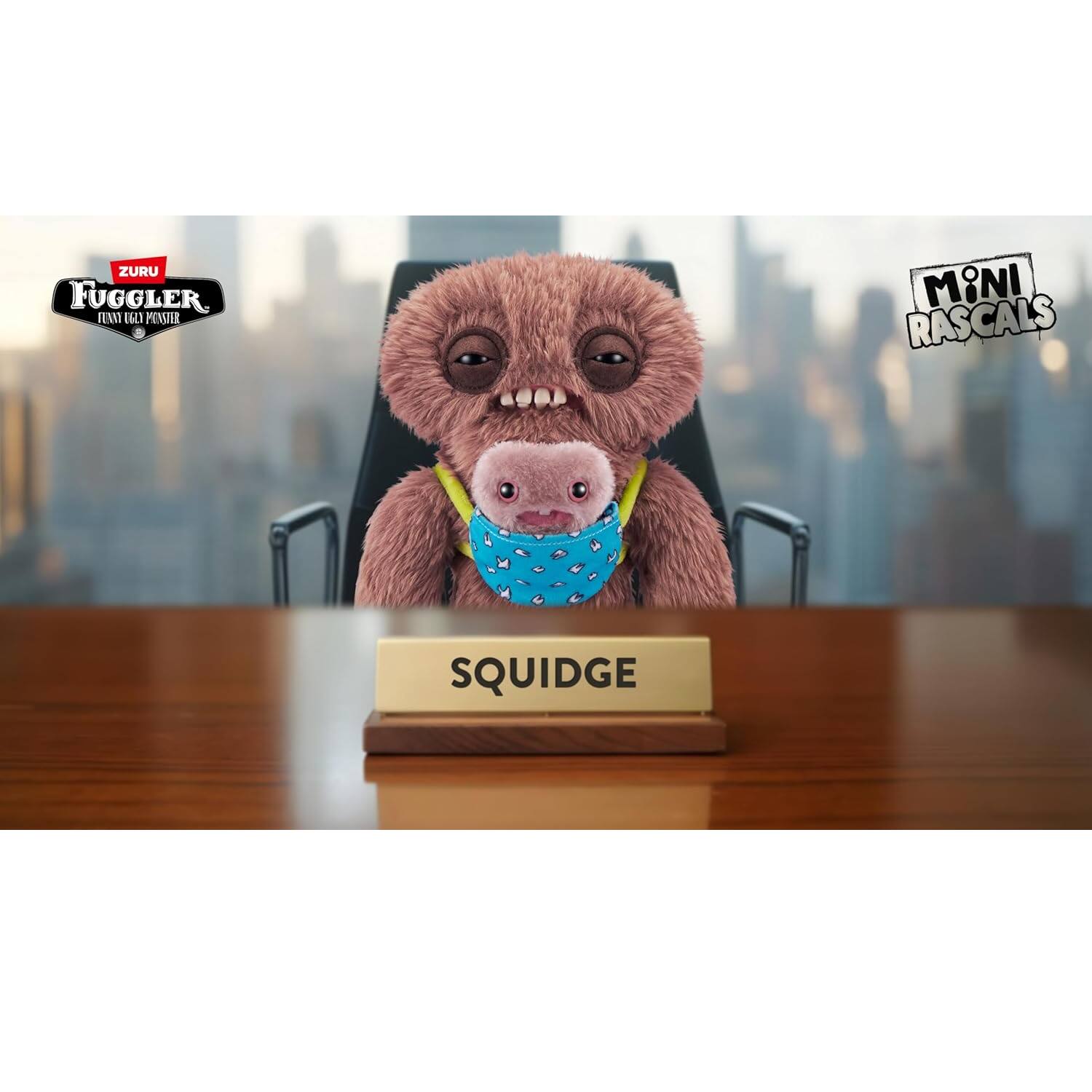 ZURU FUGGLER  
FUNNY UGLY MONSTER  
MINI RASCALS  
SQUIDGE