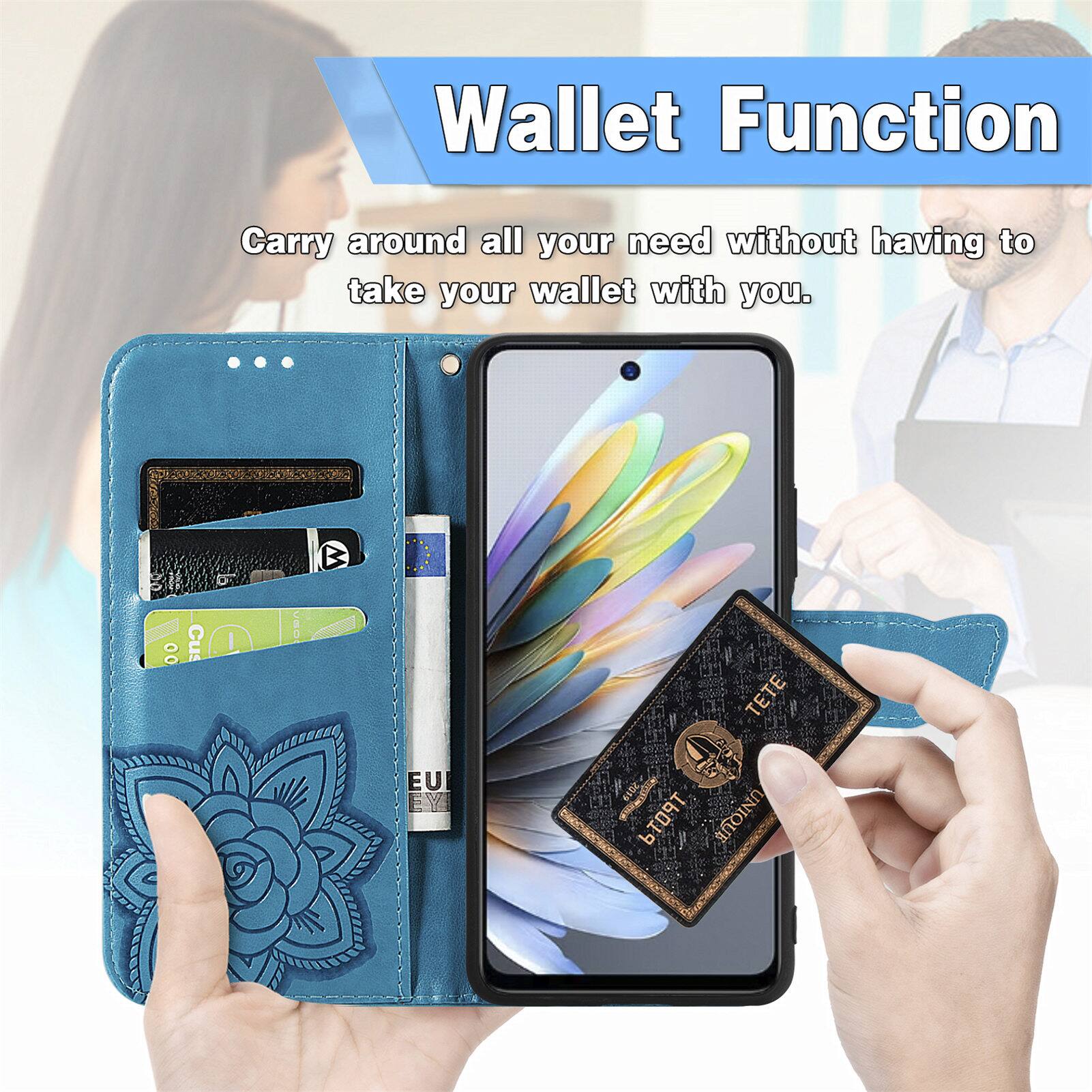 Wallet Function  
Carry around all your need without having to take your wallet with you.