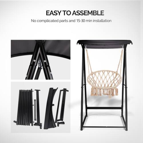 EASY TO ASSEMBLE  
No complicated parts and 15-30 min installation