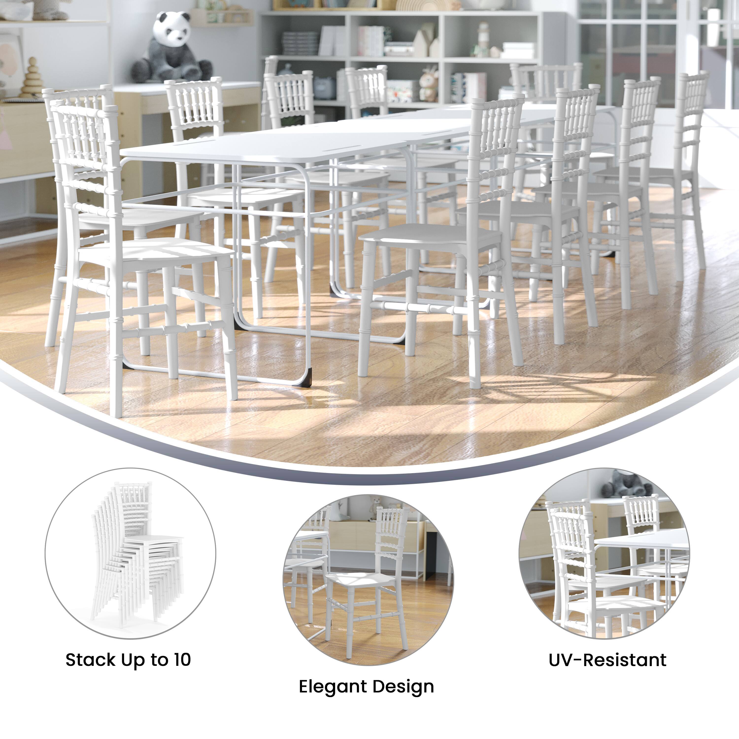 Stack Up to 10  
Elegant Design  
UV-Resistant