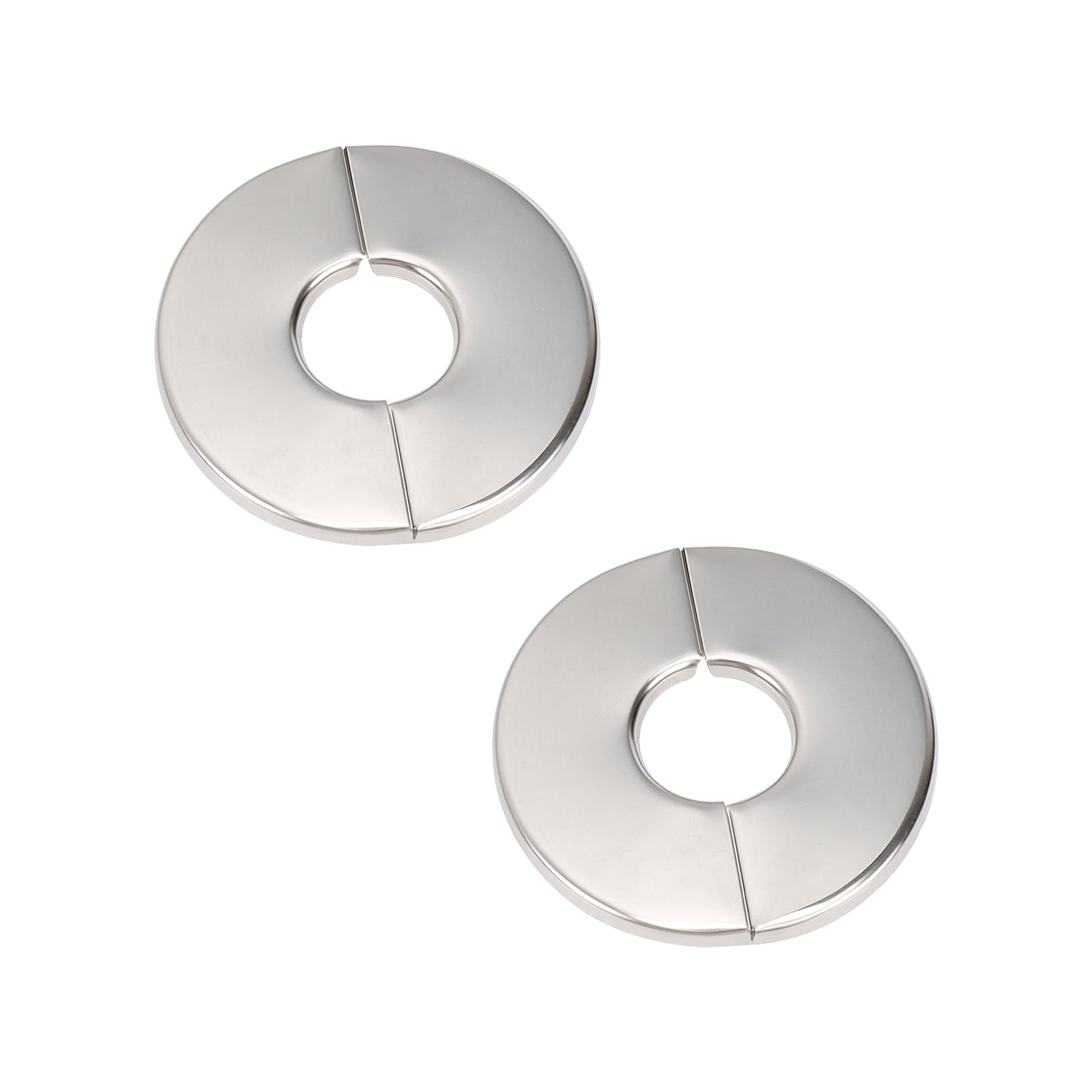 Alt View 1. Paradigms Interiors - Shower Arm Flange Stainless Replacement Wall Split Flange escutcheon Plate Floor For Universal Sdard Head P... - Gold-Square-Non Split.