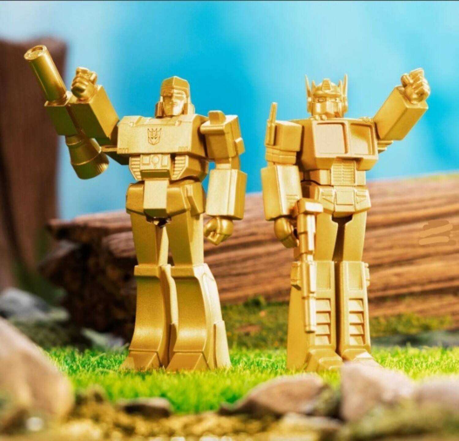 Alt View 2. Super7 - Transformers - Reaction Figures Wv1 - Megatron (Golden Lagoon)   - COLLECTIBLES - Multicolor.