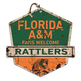 Jardine - Florida A&M Rattlers Fans Welcome Sign - Orange