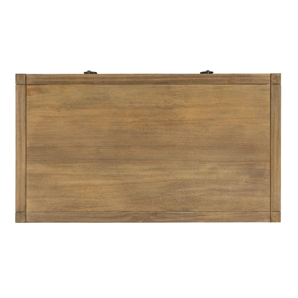 Angle. Butler Specialty - Lark Natural Wood Desk - Light Brown.