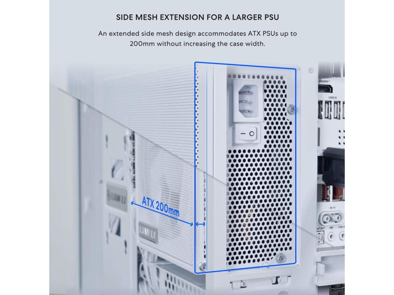 Lian Li O11D MINI V2 Flow | Compact ATX Mid Tower Case | Panoramic
