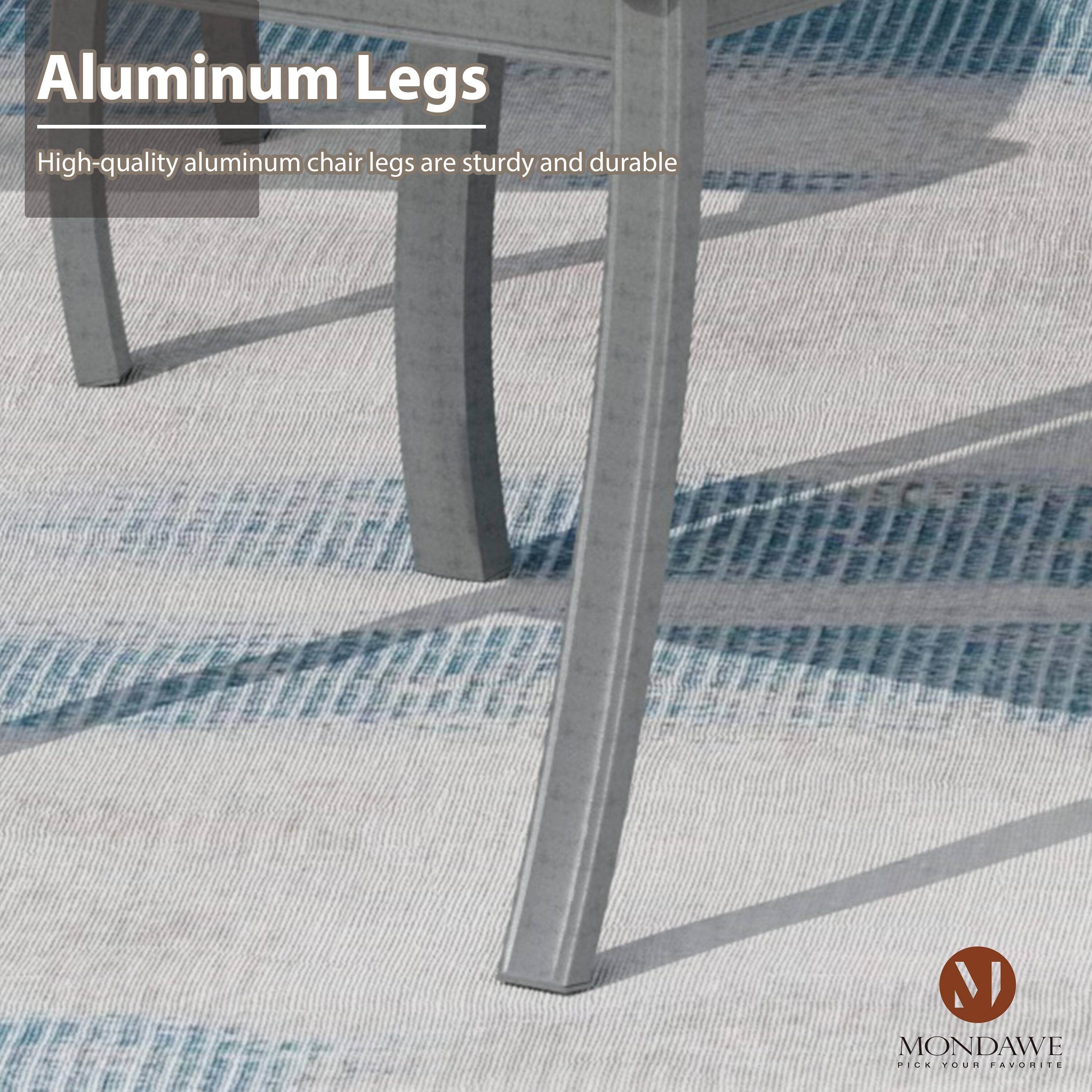 Aluminum Legs

High-quality aluminum chair legs are sturdy and durable

MONDAWE
PICK YOUR FAVORITE