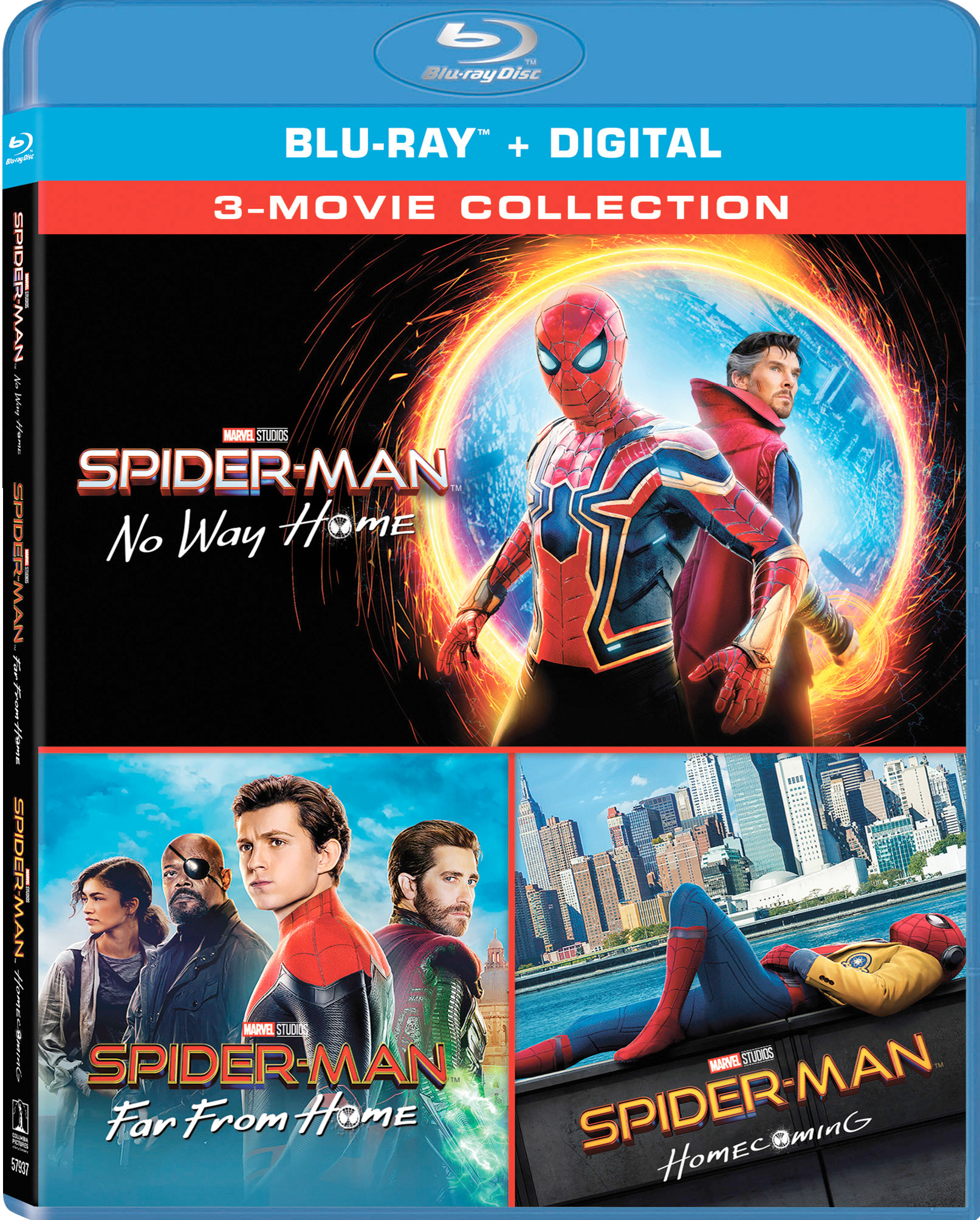 Spider-Man 3-Movie Collection [Includes Digital Copy] [Blu-ray