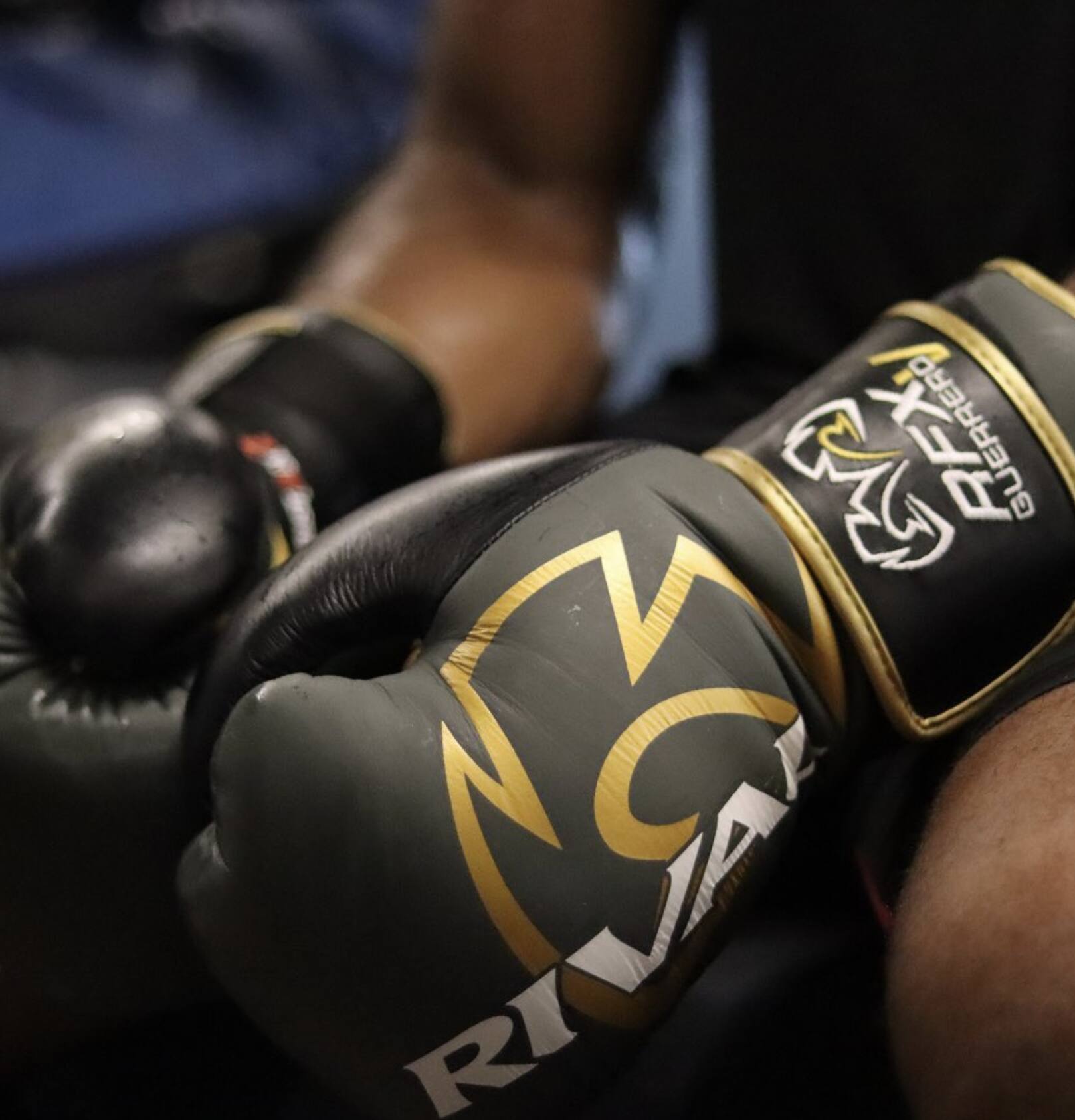 RIVAL Boxing RFX Guerrero V HDEF Bag Gloves 8 oz. White/Gold RFX