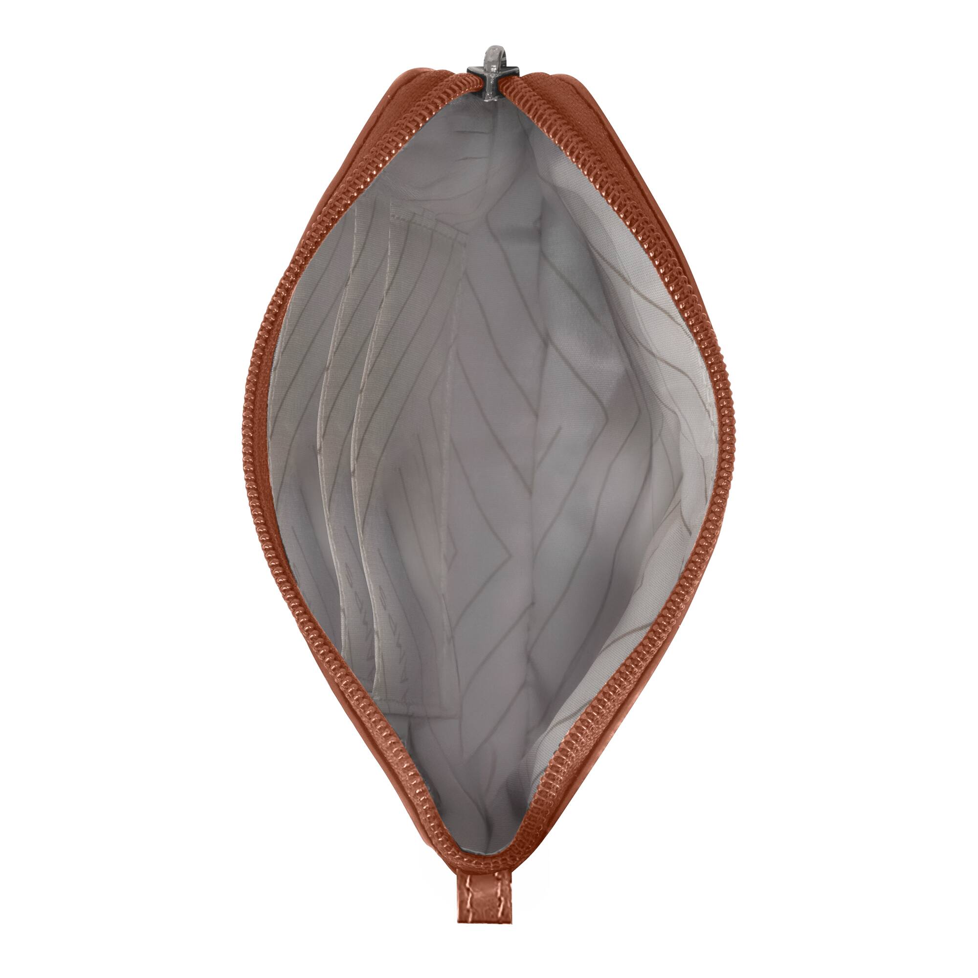 Left. Champs - Onyx Leather Wristlet - Brown.