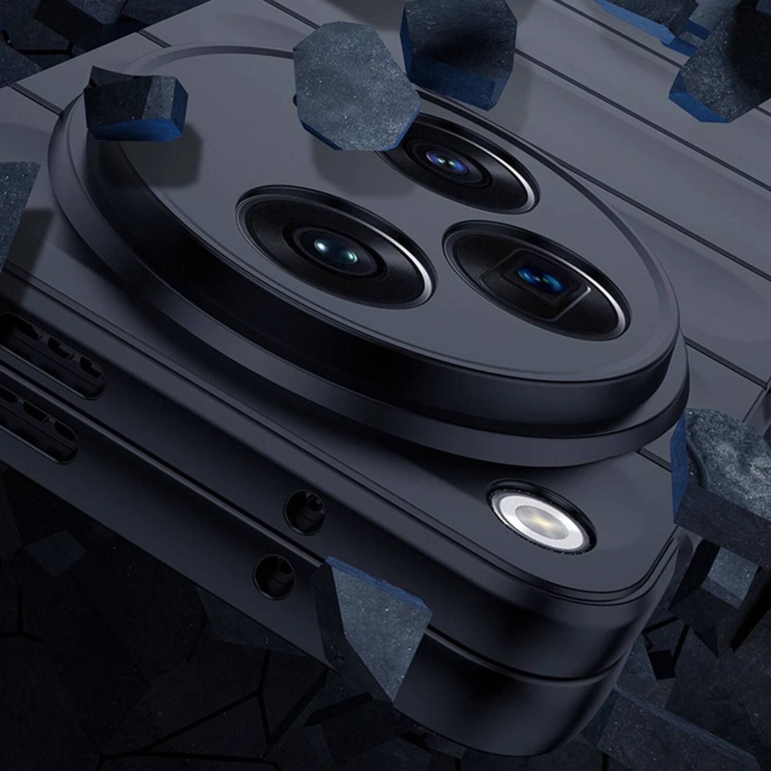 Left. Stock Preferred - Ultra Slim Anti-Slip Shockproof Hard PC Protective Cover For OnePlus Open Case - Orange - Orange.