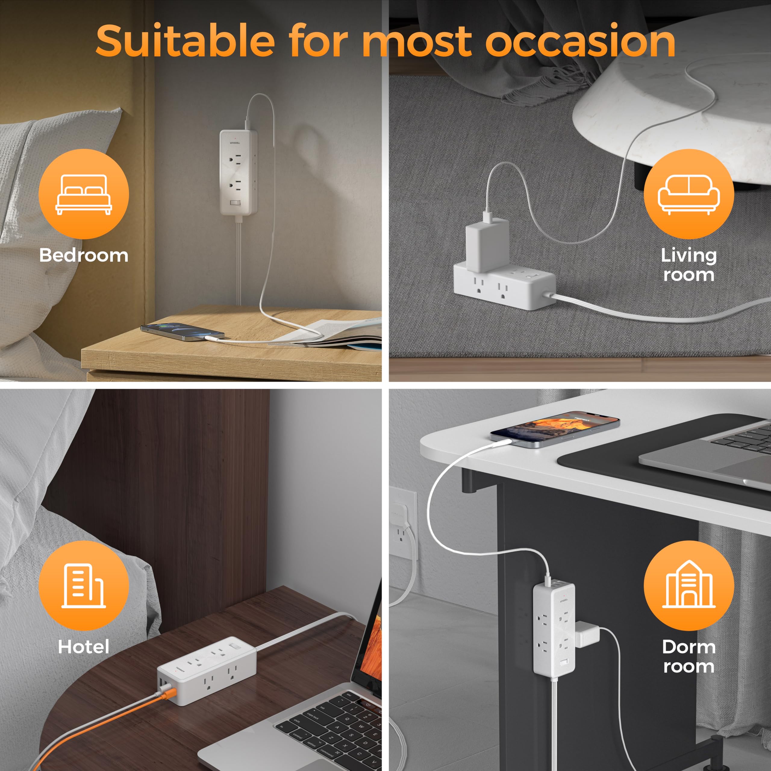 Suitable for most occasions

- Bedroom
- Living room
- Hotel
- Dorm room