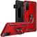 Alt View 15. SaharaCase - Military Kickstand Series Case for Samsung Galaxy S21 FE 5G - Red.