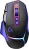 Front. Logitech - G502 X PLUS Wireless Gaming Mouse for Desktop with HERO 44K Sensor and 13 Controls, USB-C mouse for PC, Mac - Dark Lilac.
