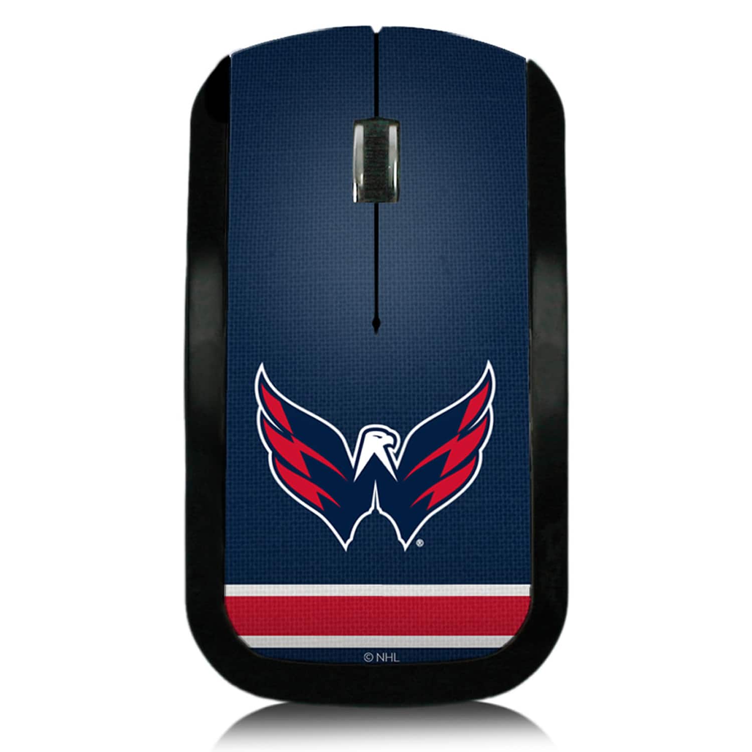 Keyscaper - Washington Capitals Stripe Wireless Mouse - Wireless - Multicolor