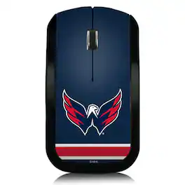 Keyscaper - Washington Capitals Stripe Wireless Mouse - Wireless - Multicolor