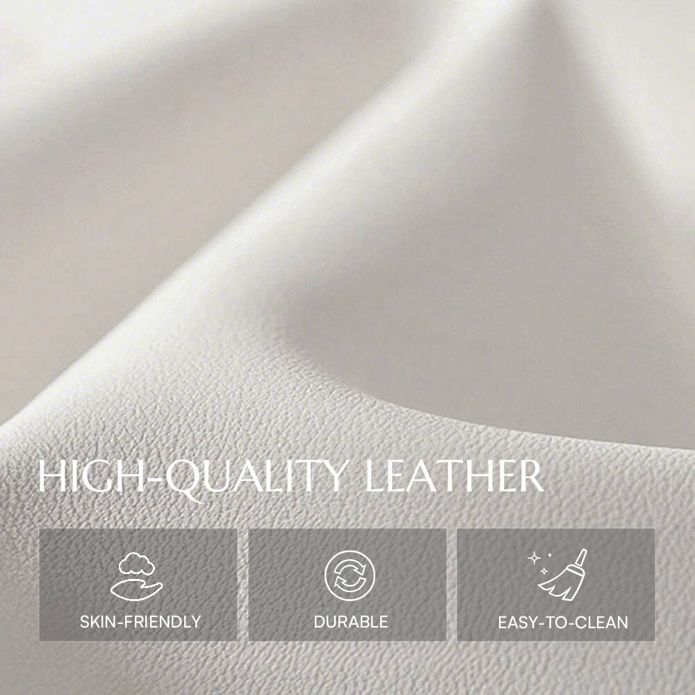 HIGH-QUALITY LEATHER  
SKIN-FRIENDLY  
DURABLE  
EASY-TO-CLEAN