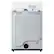 Alt View 16. LG - 7.3 Cu. Ft. Smart Electric Dryer with Steam and EasyLoad Door - Alpine White.