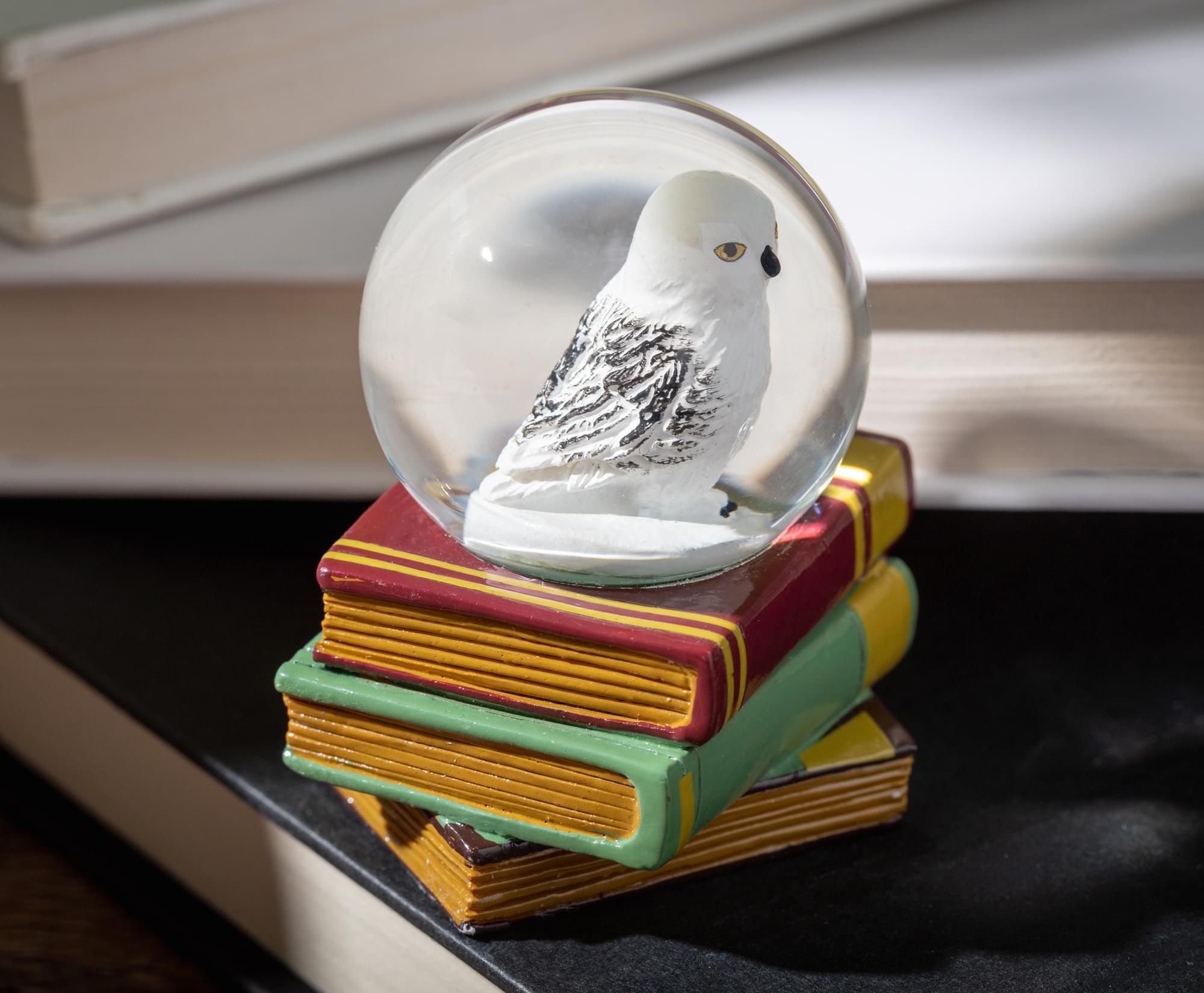 Alt View 3. Silver Buffalo - Harry Potter Hedwig the Owl 3-Inch Mini Snow Globe - White.