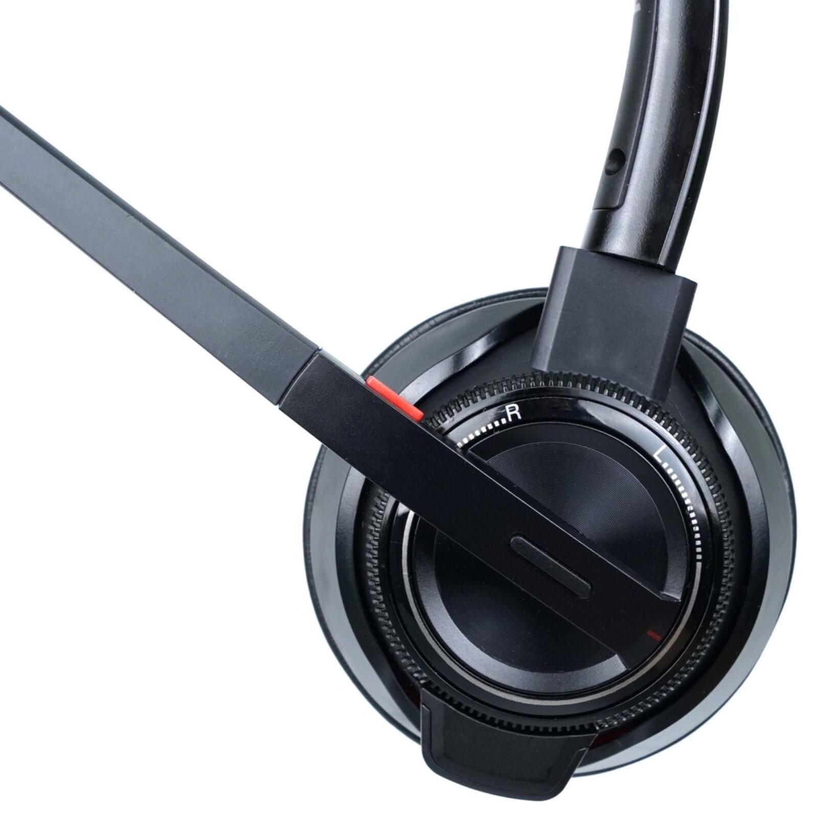 Alt View 1. Plantronics - Savi 8210-M DECT Mono On-Ear Office Headset - Microsoft Teams Certified - 3-Device Connectivity - 13Hr Talk Time - 590ft - Black.