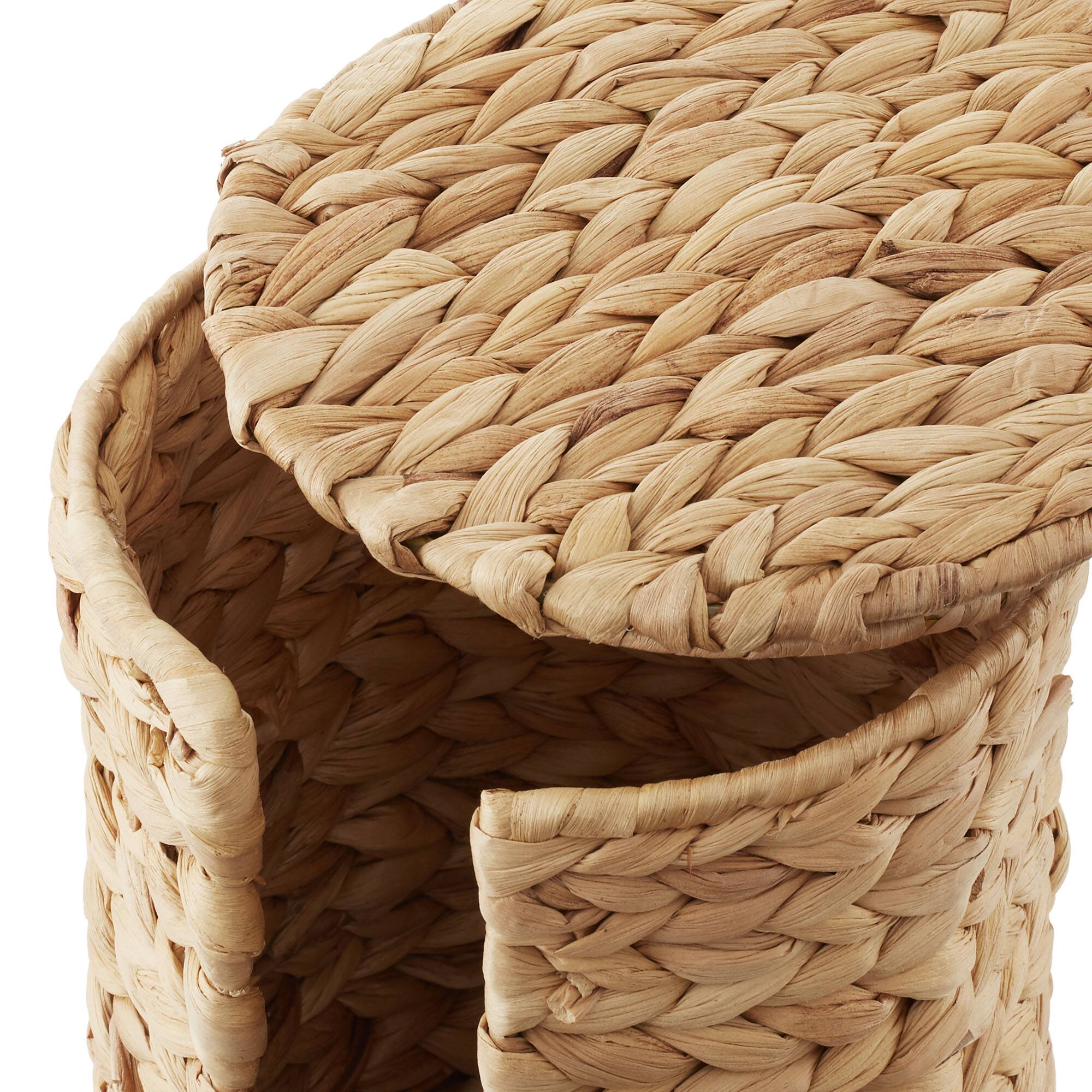 Alt View 4. Casafield - Toilet Paper Roll Holder Stand - Bathroom Tissue Storage - Natural.