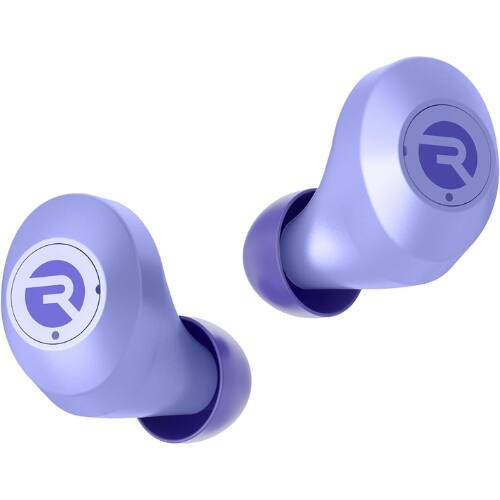 Angle. Raycon - Raycon Everyday Earbuds Classic True Wireless Bluetooth Earbuds with Mic, ANC, Stereo Sound, 32-Hour Playtime (Purple).