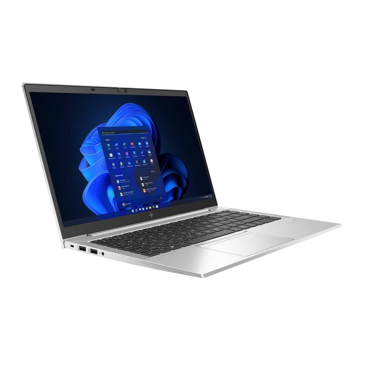 Angle. HP - HP EliteBook 840 G9 14" WUXGA, i5-1245U, 16GB|256GB, Windows 11 Pro - Silver.