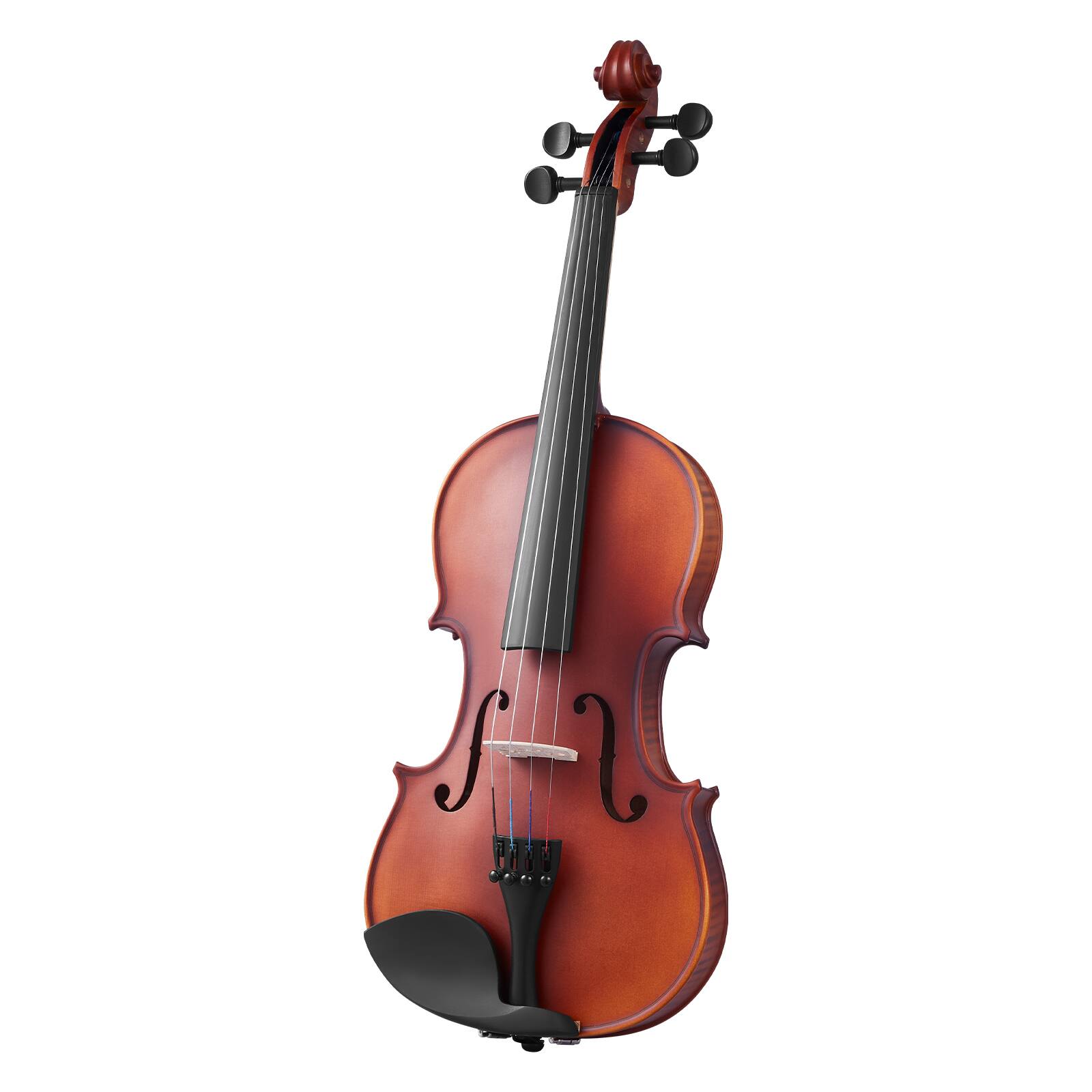 Alt View 5. VEVOR - Violin 4/4 Full Size for Adults, Violin Fiddle Set for Beginners Student with Hard Case, Rosin,Bow, Shoulder Rest,Bridge - Brown.
