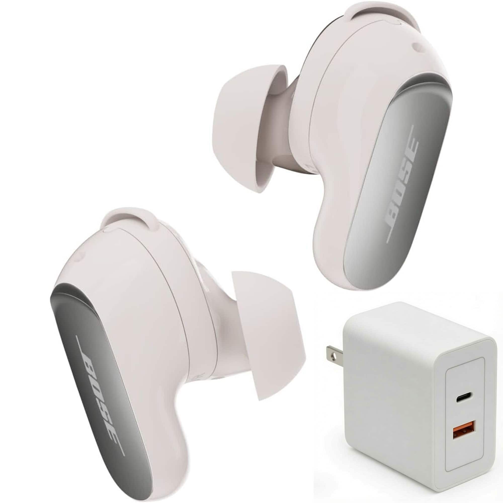 Bundle - Bose - QuietComfort Ultra Earbuds (2nd Gen) with Fast Charger - Noise Cancelling - White Smoke price history on PriceWatchPro