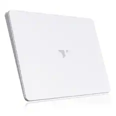 Front. Turonic - Turonic TP1 Wireless Touchpad, Bluetooth, USB C Rechargeable, 150x105 mm Area, 30H Use, Multi Device Support - White.