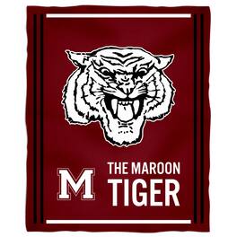 Vive La Fete - Morehouse Maroon Tigers 36'' x 48'' Children's Mascot Plush Blanket - Multicolor