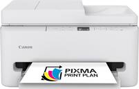 Canon - PIXMA TR7120 Wireless All-In-One Inkjet Printer with ADF - White - Front_Zoom