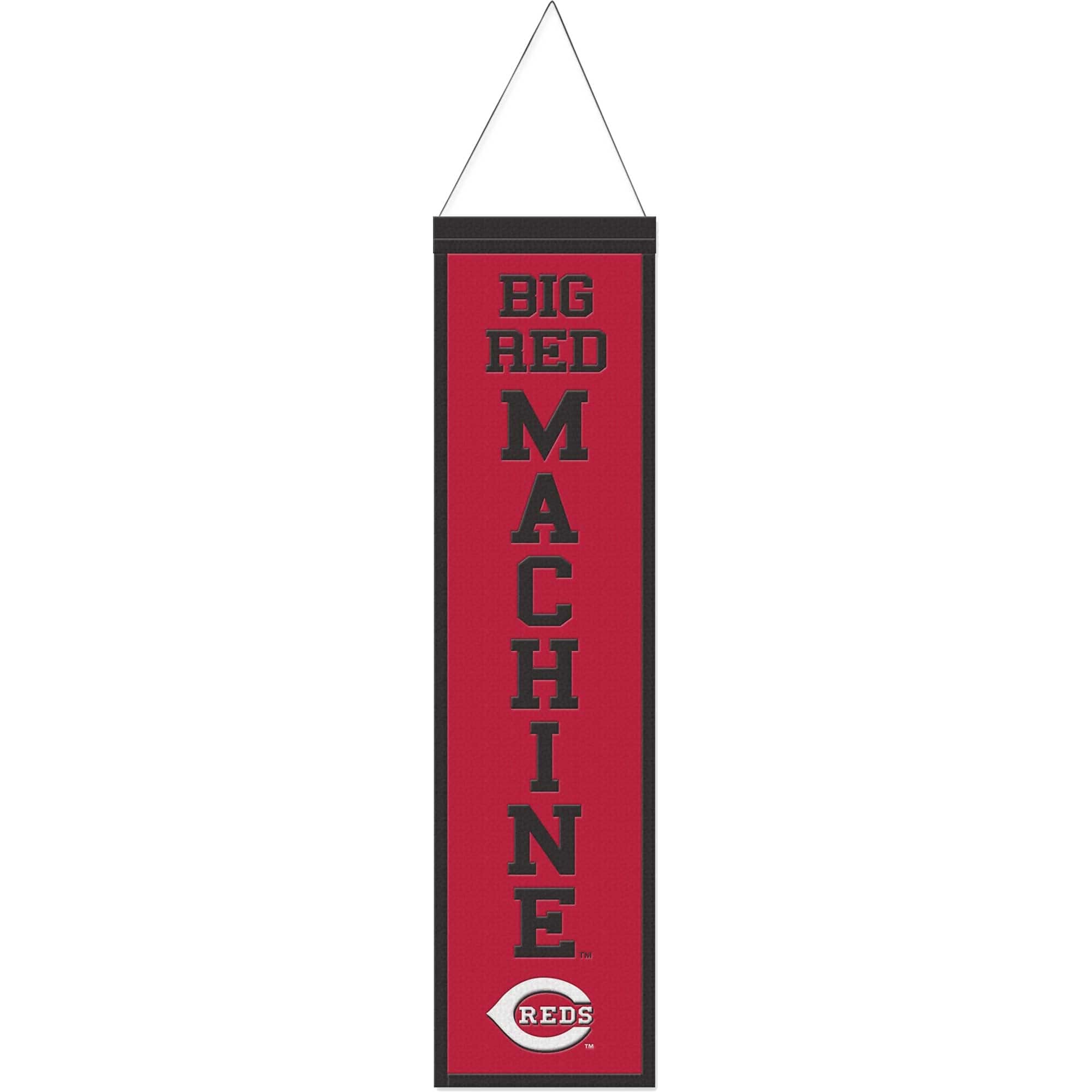 WinCraft - Cincinnati Reds 8" x 32" Slogan Wool Banner - Multicolor
