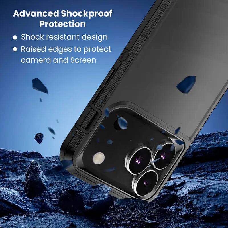 Advanced Shockproof Protection  
- Shock resistant design  
- Raised edges to protect camera and screen