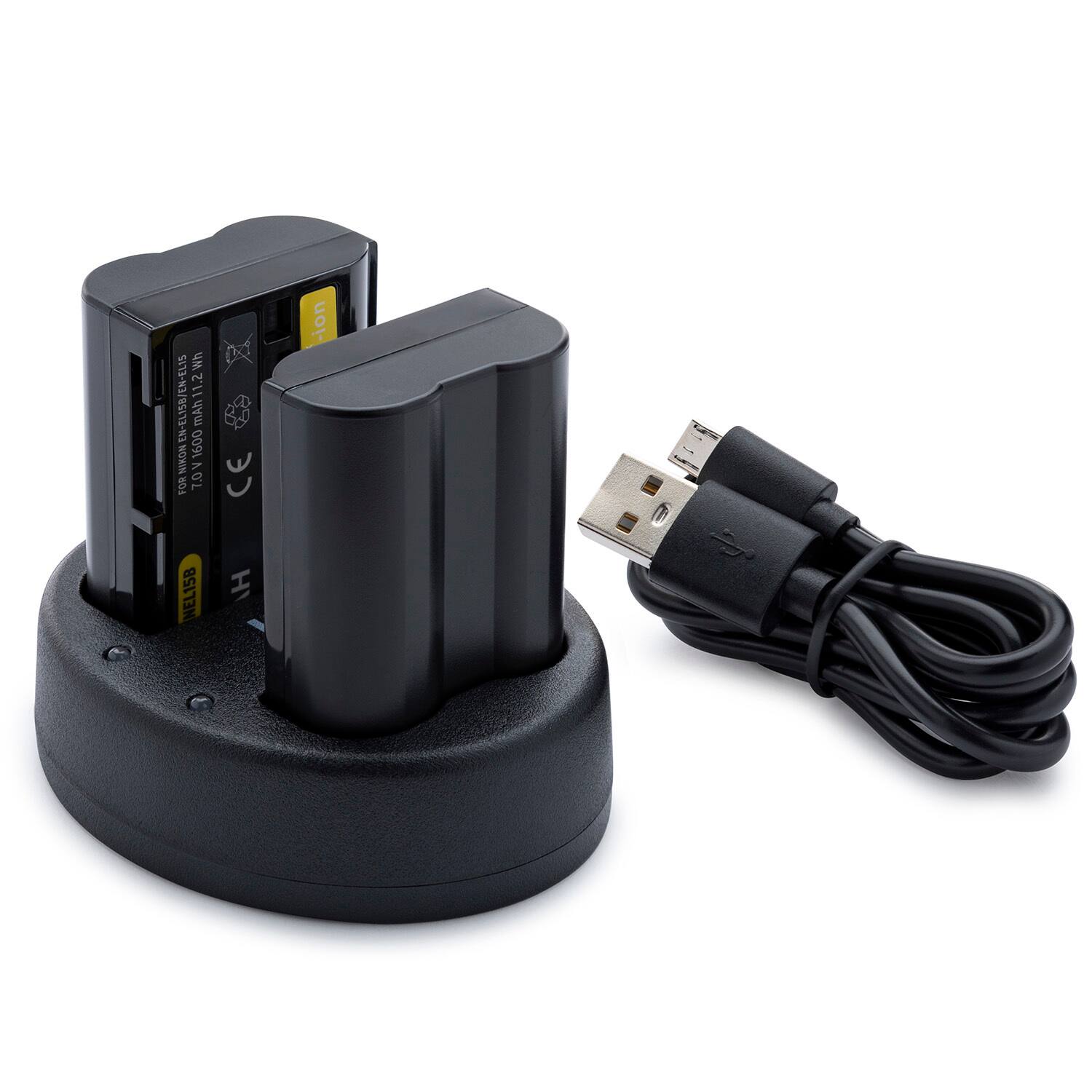 Wh N-EL158/EN-EL15  
1600 mAh  
11.2V  
11.2 Wh  
SIKON  
7.0  
CE  
ION  
NEL15B