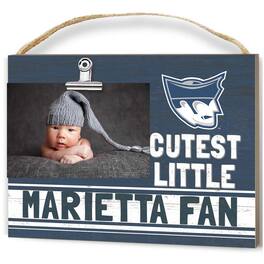 Jardine - Marietta College Pioneers 8" x 10" Cutest Little Team Logo Clip Photo Frame - Navy