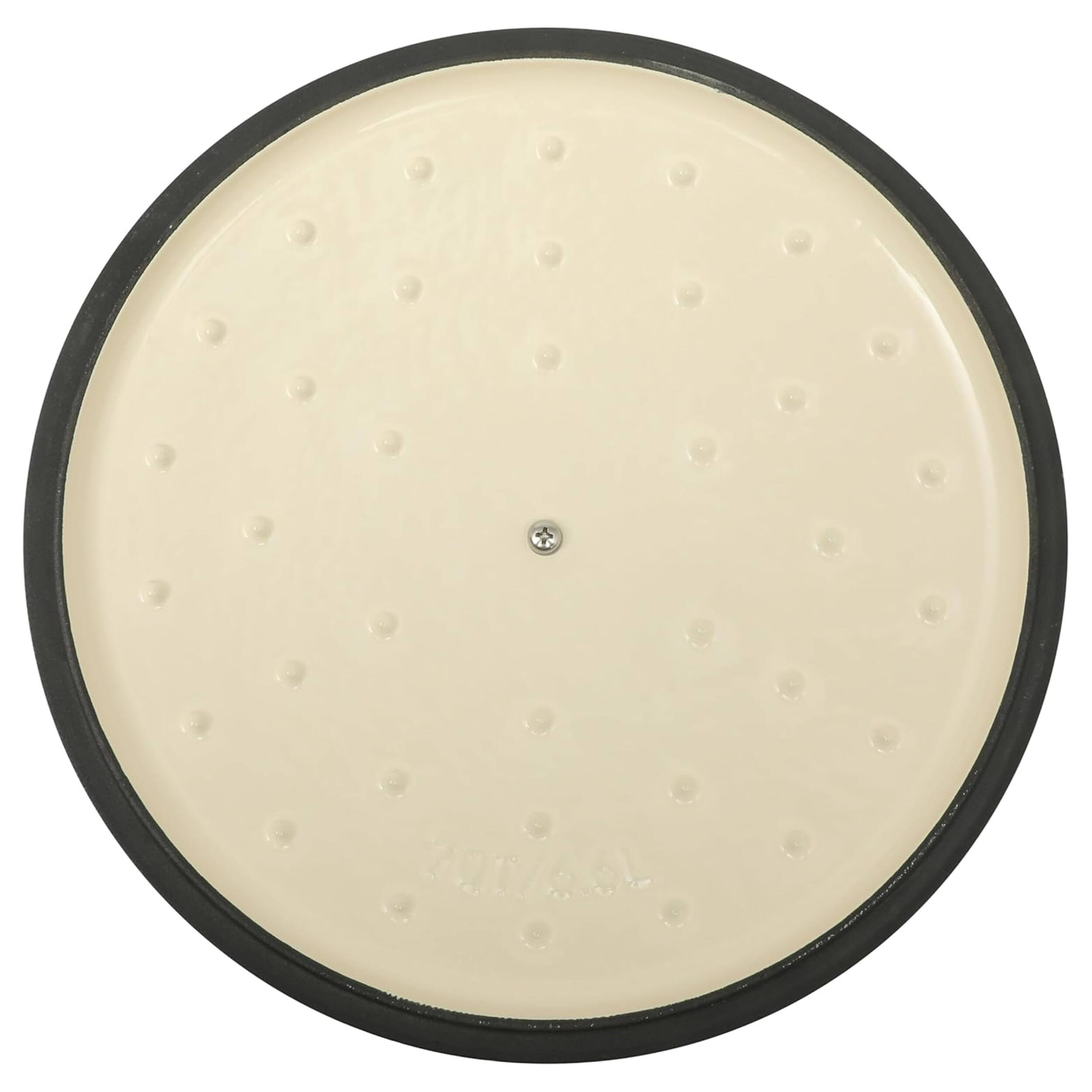 Alt View 2. Crockpot - Crock-Pot Artisan 2 Piece 7 Quart Enameled Cast Iron Dutch Oven with Lid in Lavender - Black, Gold.